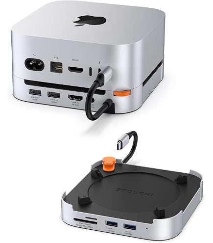 Amazon.com: Mac mini M4/M4 Pro Hub Dock Stand 2024, Vertical with